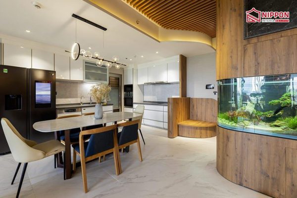phòng bếp biệt thự hiện đại 14