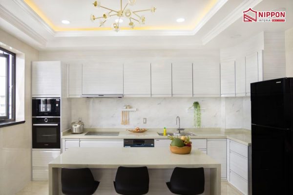 Phòng bếp đẹp nhà ống 13