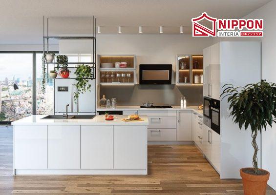 Thiết kế bếp trên tầng lửng 4
