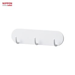 Giá treo dụng cụ bếp nam châm (loại 3 móc) | Mag-on 8044