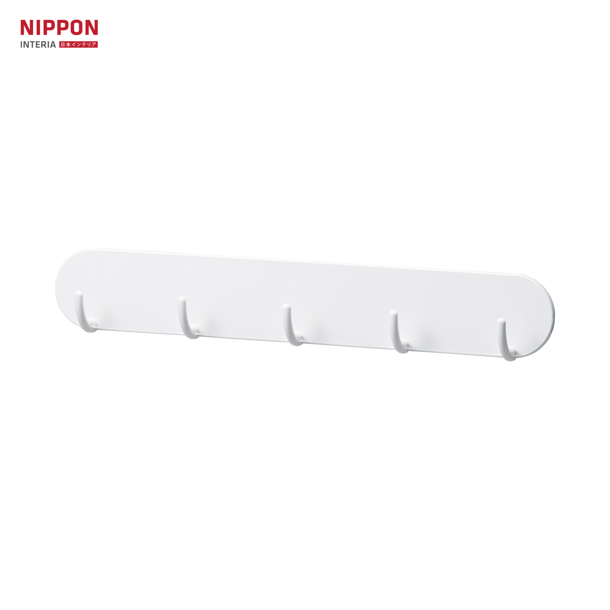 Giá treo dụng cụ bếp nam châm (loại 5 móc) | Mag-on 8045