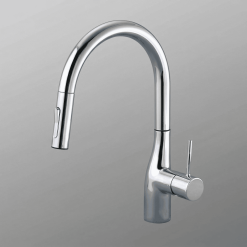 Vòi rửa bát KVK KM6061EC Rút dây nóng lạnh