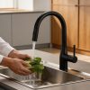 Vòi rửa chén bát KVK với thiết kế đầu vòi tạo bọt (Bubbling Stream) chống văng nước